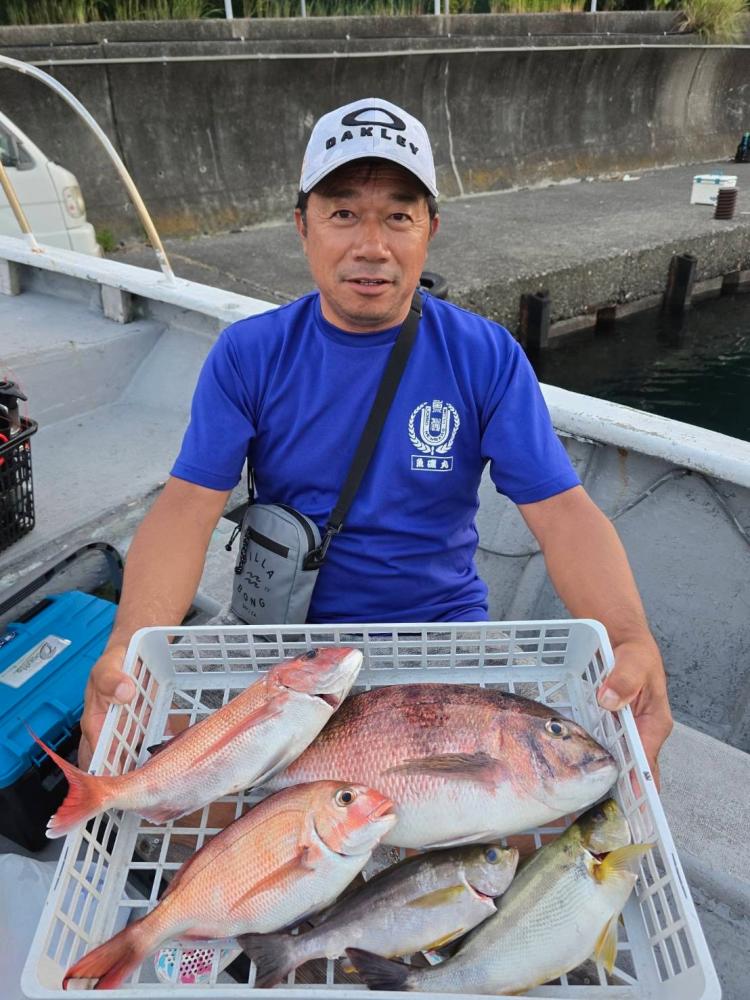 静岡 久料 魚磯丸｜5/18午後マダイ