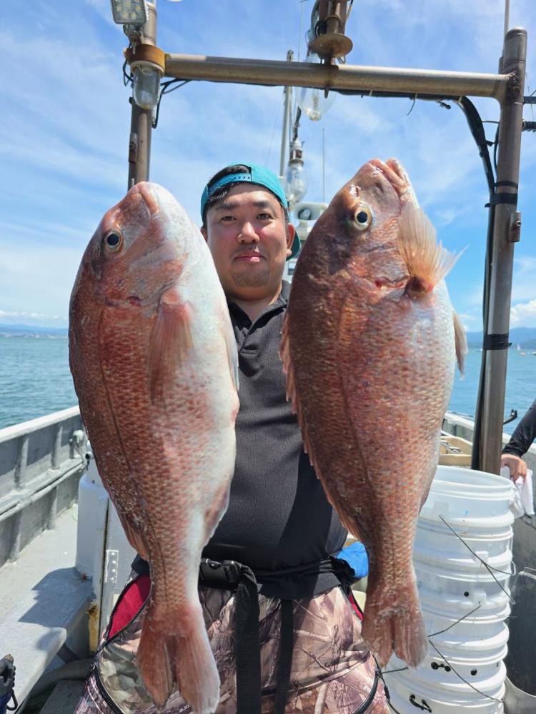 静岡 久料 魚磯丸｜7/19午前マダイ五目